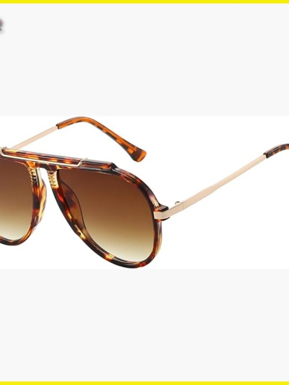 Classic Oversized Aviator Sunglasses UV400 Pilot Shades Unisex Retro Chic